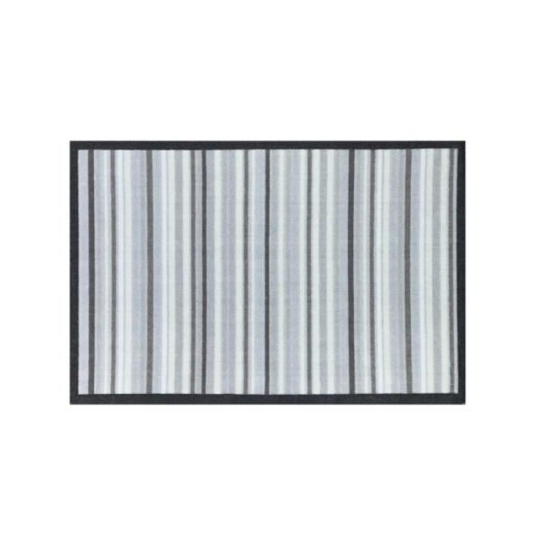 Knightsbridge Grey Stripes Washable