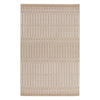 warm natural‑shade flatweave rug with gentle texture for modern spaces