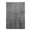 Contemporary charcoal rug with raised arch contours and layered grey detailing