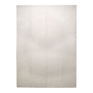 Atelier Arches Ivory rug with soft sculpted arches and warm ivory shading