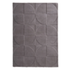Origins Penny Grey Mauve rug with a muted mauve‑grey tone and soft circular wool texture.