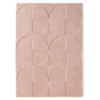 Origins Penny Blush rug featuring a soft blush tone and subtle circular wool detailing.