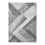 Orbit Lumen Grey rug with soft grey tones and a subtle textured pattern, styled in a modern interior.