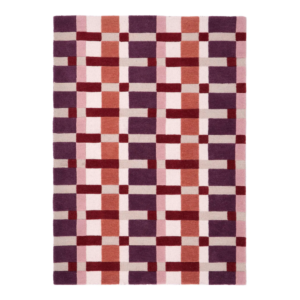 Origins Sienna Weave rug with warm sienna tones and a subtle woven‑style linear pattern.