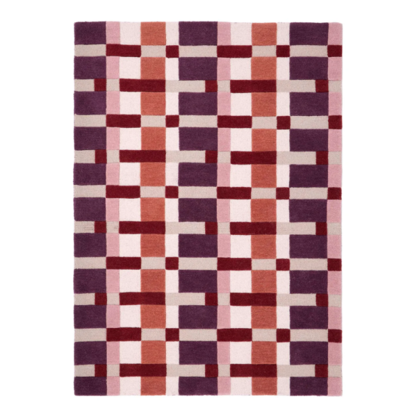Origins Sienna Weave rug with warm sienna tones and a subtle woven‑style linear pattern.