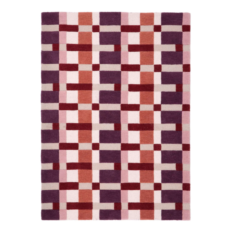 Origins Sienna Weave rug with warm sienna tones and a subtle woven‑style linear pattern.