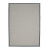 low profile natural border rug suitable for busy indoor and outdoor spaces