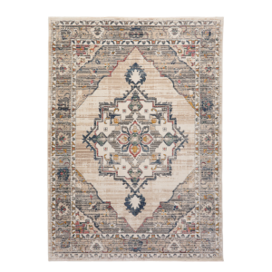 “Soft cream textured rug creating a light, inviting atmosphere in a contemporary home.”