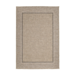 low profile bordered rug ideal for patios kitchens and beaches