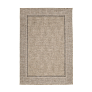 low profile bordered rug ideal for patios kitchens and beaches