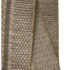 Summer Border Latte rug and runner set — neutral flatweave design on white background.