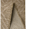 Beige diamond‑pattern rug styled for modern interiors.